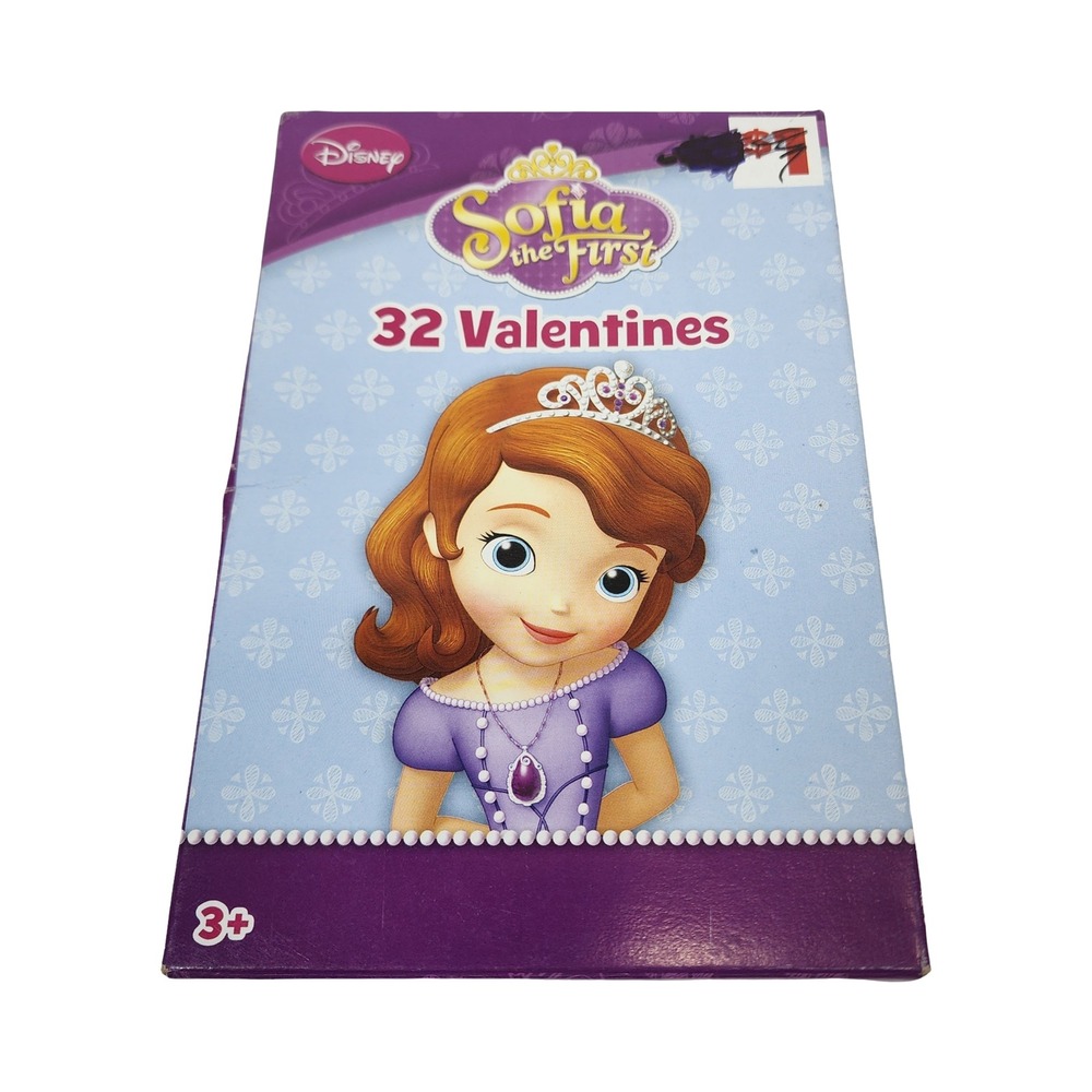 Disney Sofia the First 32 Valentines Day Cards 8 Designs Disney Junior New